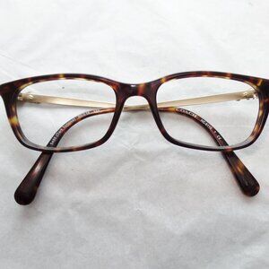 Coach HC6110 Eyeglasses Frames Dark Tortoise 5485 Size 50-16-140 Gold Accent
